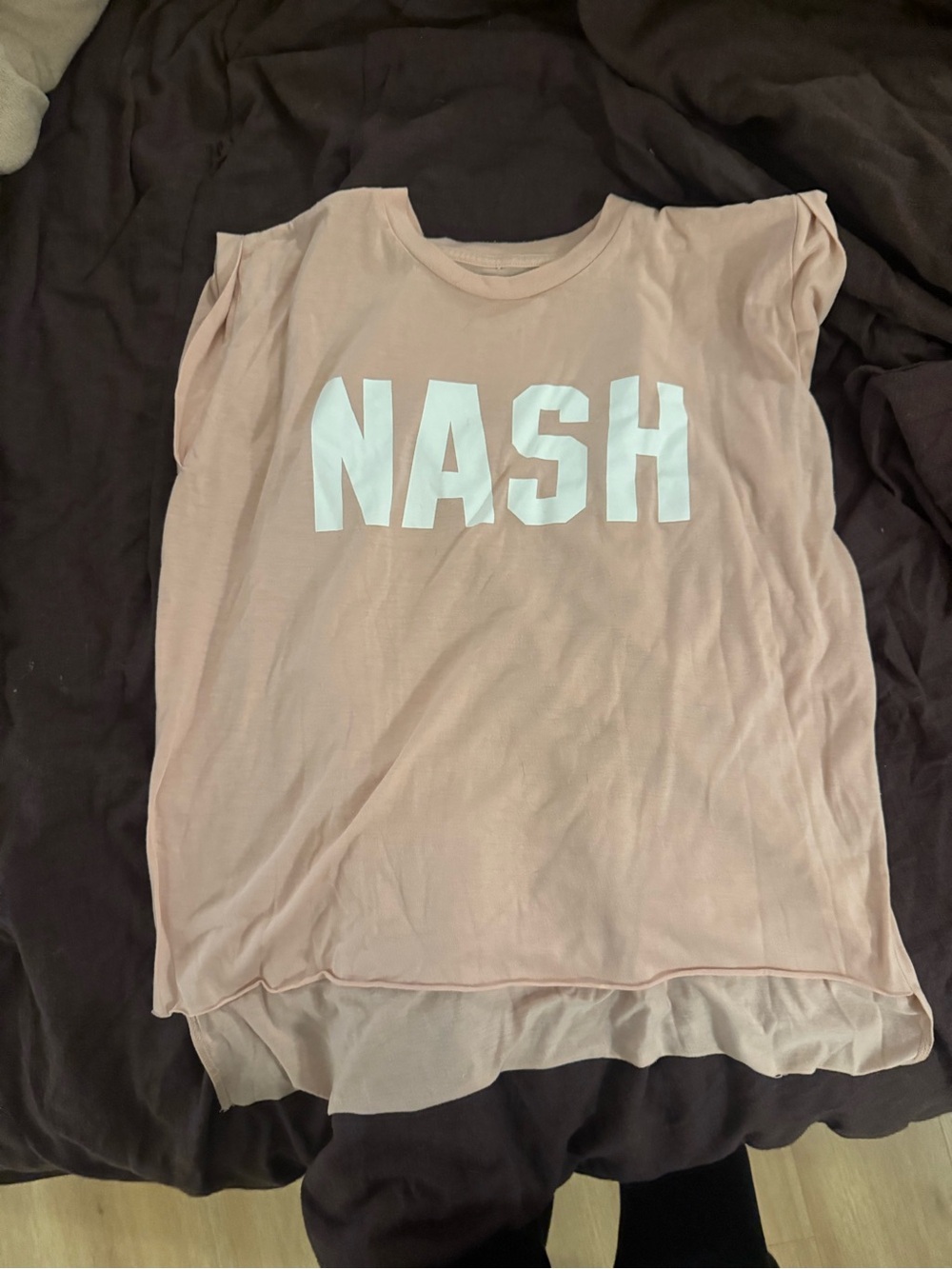 Ash NASH Logo Tee in Blush